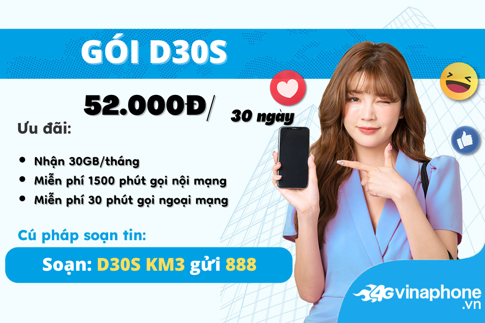 Hướng dẫn đăng ký gói cước D30S Vinaphone 1 huong-dan-dang-ky-goi-cuoc-d30s-vinaphone